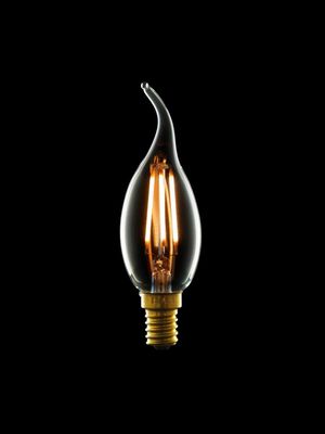 Warm White C37 4W 470lm Candle LED Filament Bulb