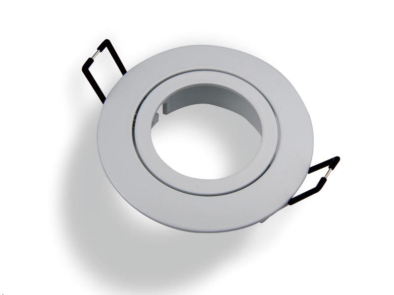 Matte Silver 82mm Progress Lighting Recessed Trim Cover